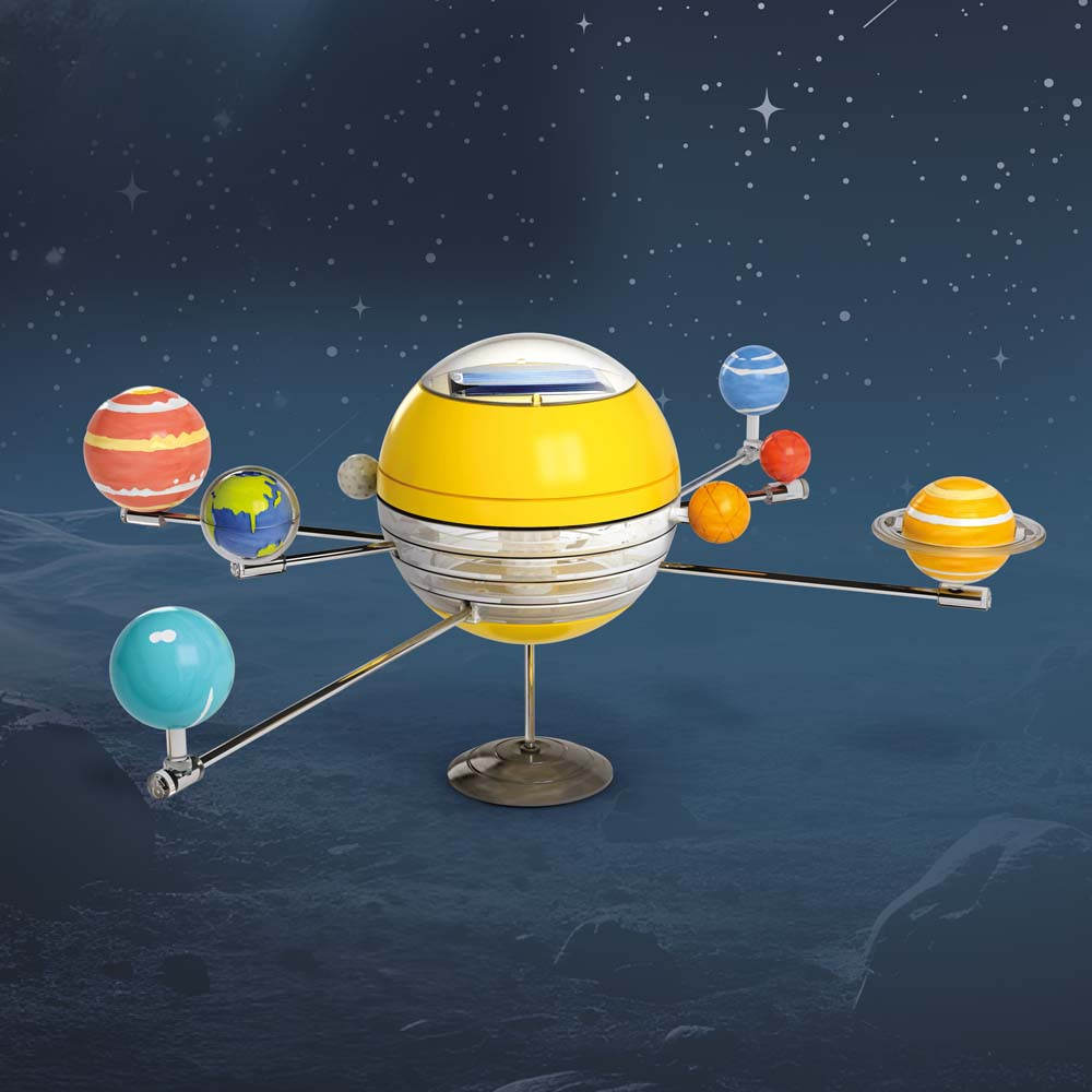 Construct & Create Build Your Own Solar System Kit, Model 129229, Science and Engineering Model for Kids Ages 10 and Up