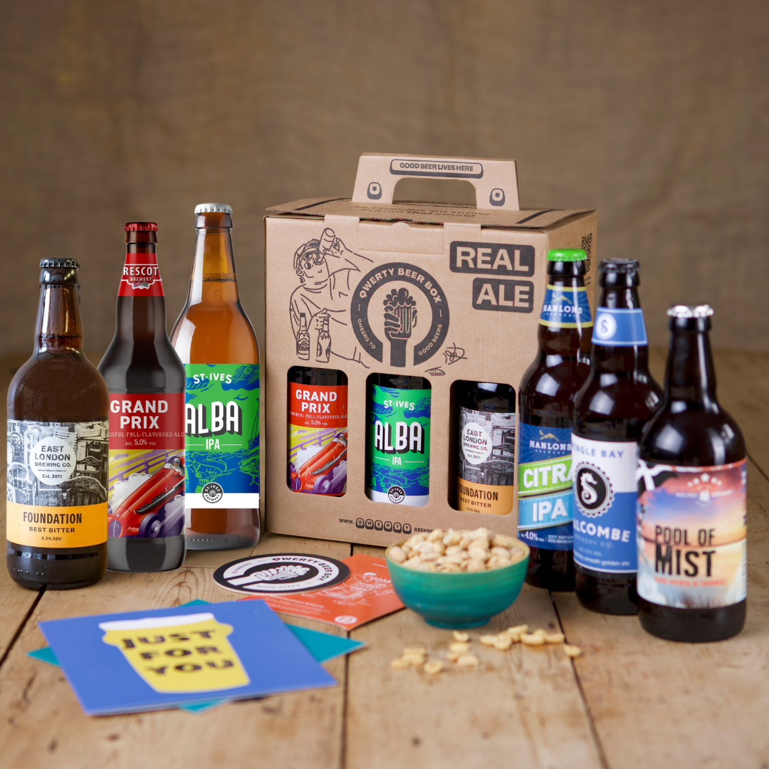 Qwerty Beer Box Limited Qwerty Real Ale And Snack Beer Box