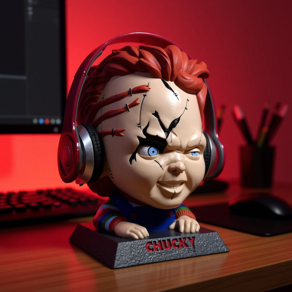 Chucky Child's Play Headphone Stand
