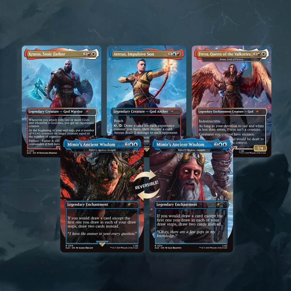God Of War Magic The Gathering: Secret Lair Norse Card Set