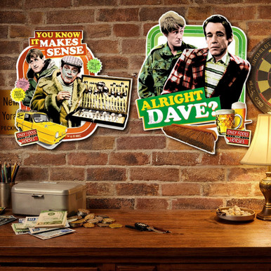 OFAH It Makes Sense & Alright Dave Wall Decor | Menkind