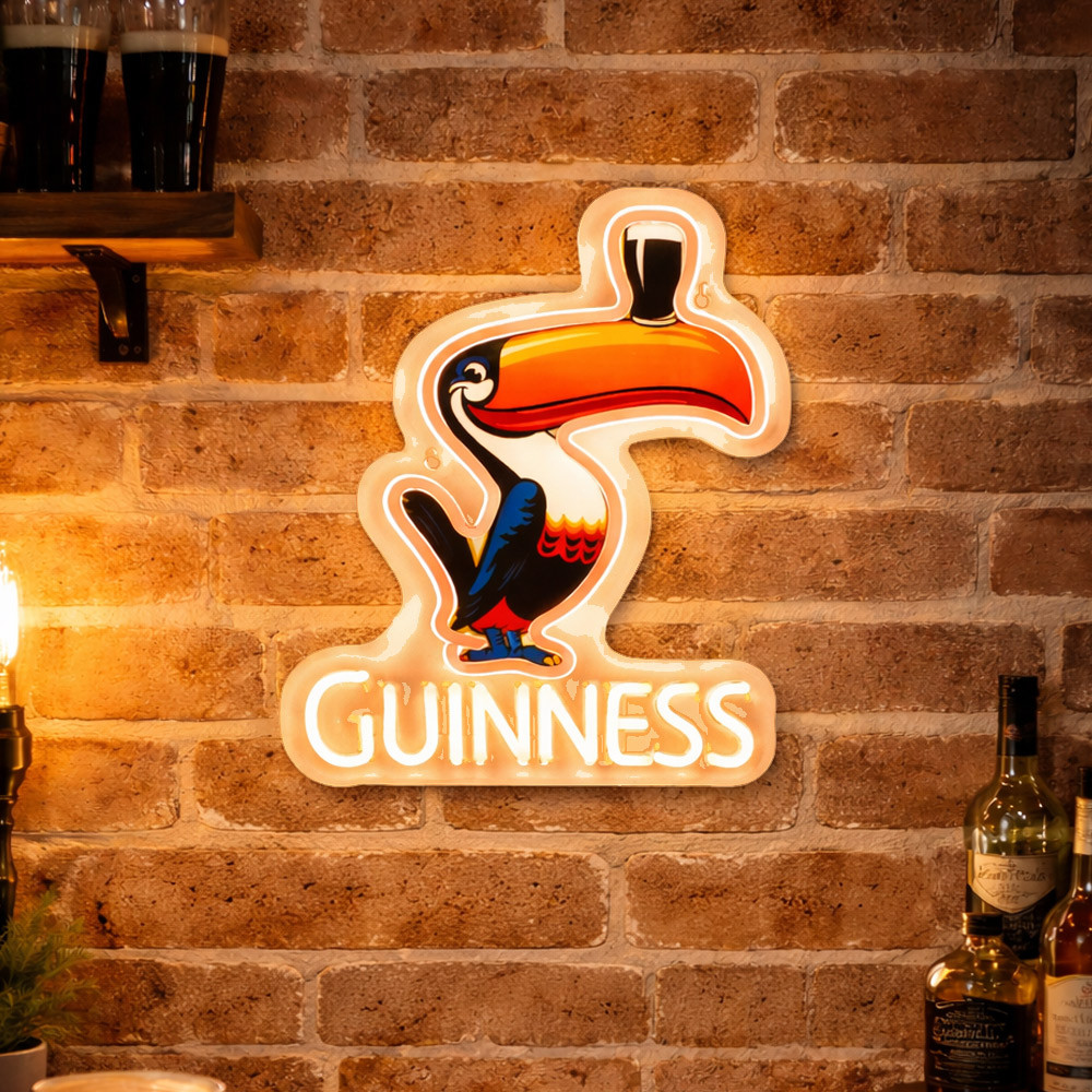 Guinness Light Toucan Small Led Sign