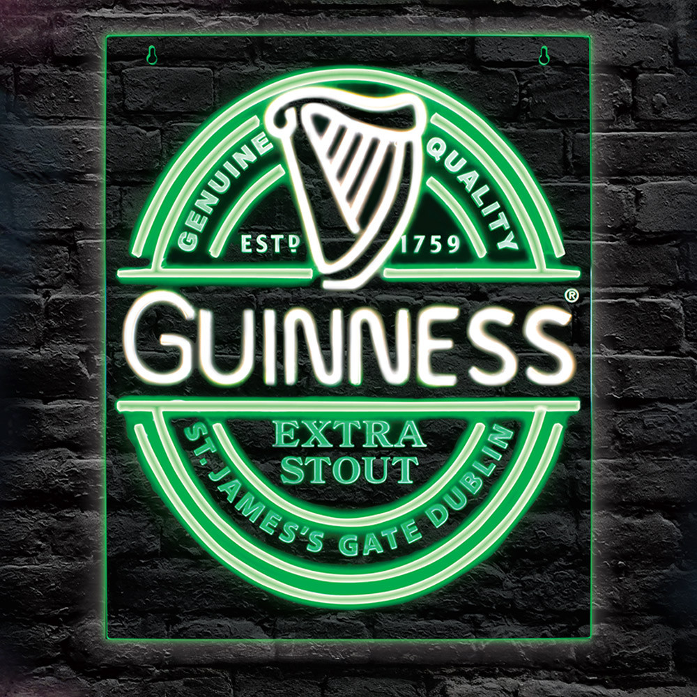 Guinness Ireland Label Large LED Sign