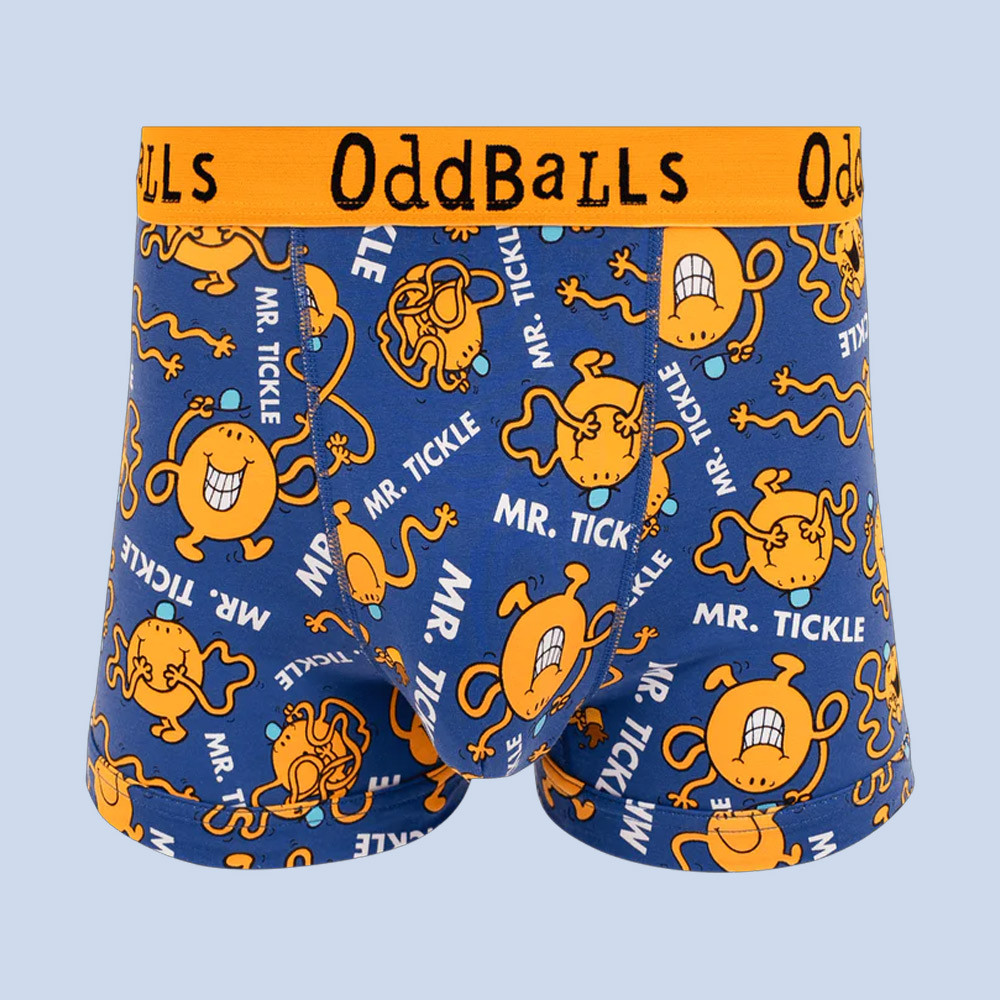 Mr Men Men's Oddballs Mr Tickle Boxers Large