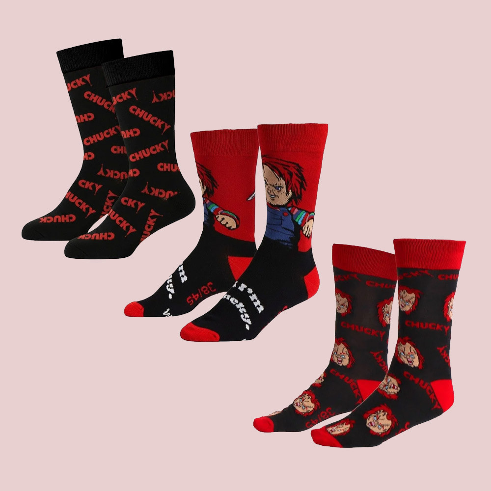 Chucky Child's Play Socks Set Of 3