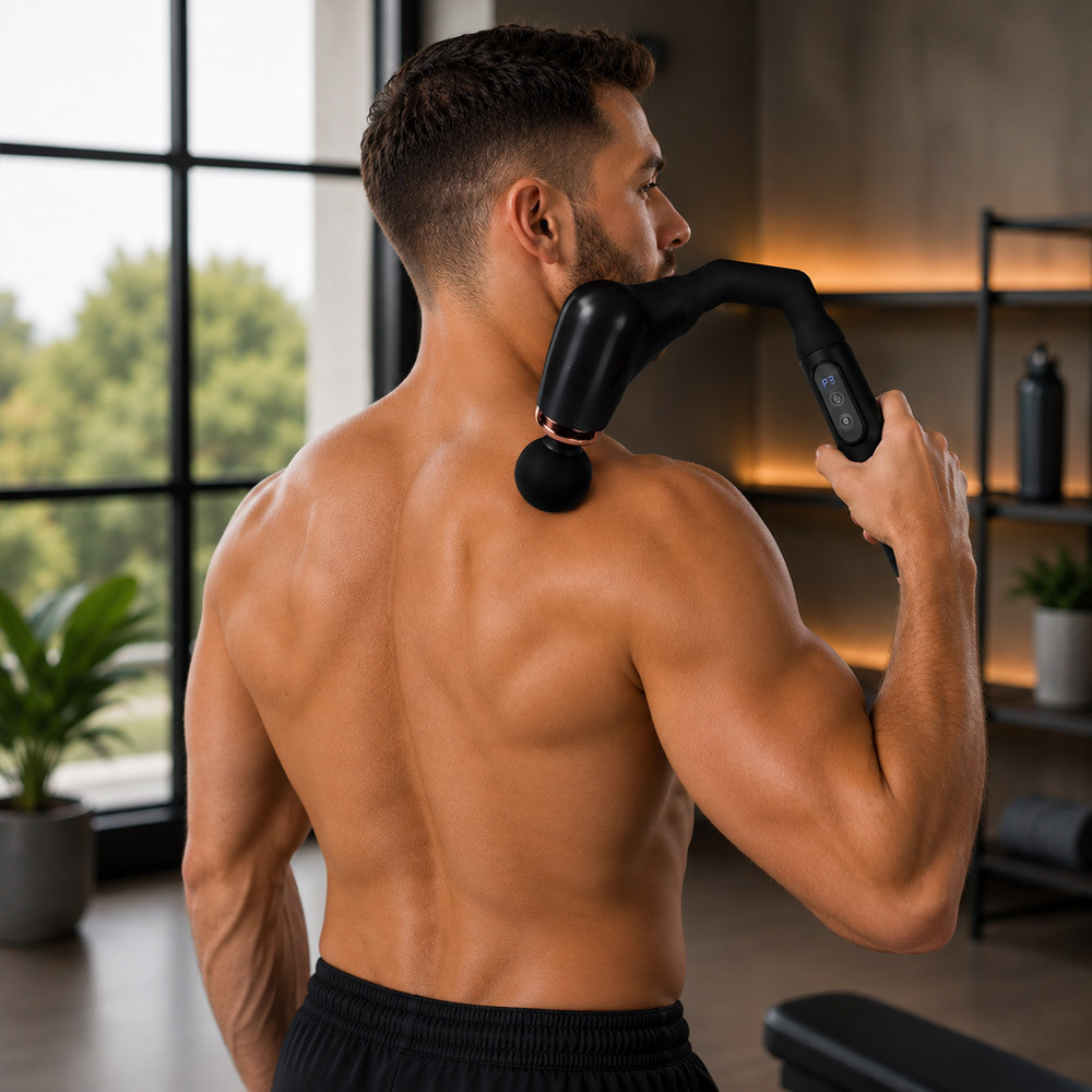 Menkind Light Back And Neck Massager With Exended Handle