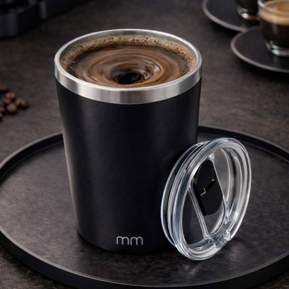 Mikamax Black Self Stirring Mug