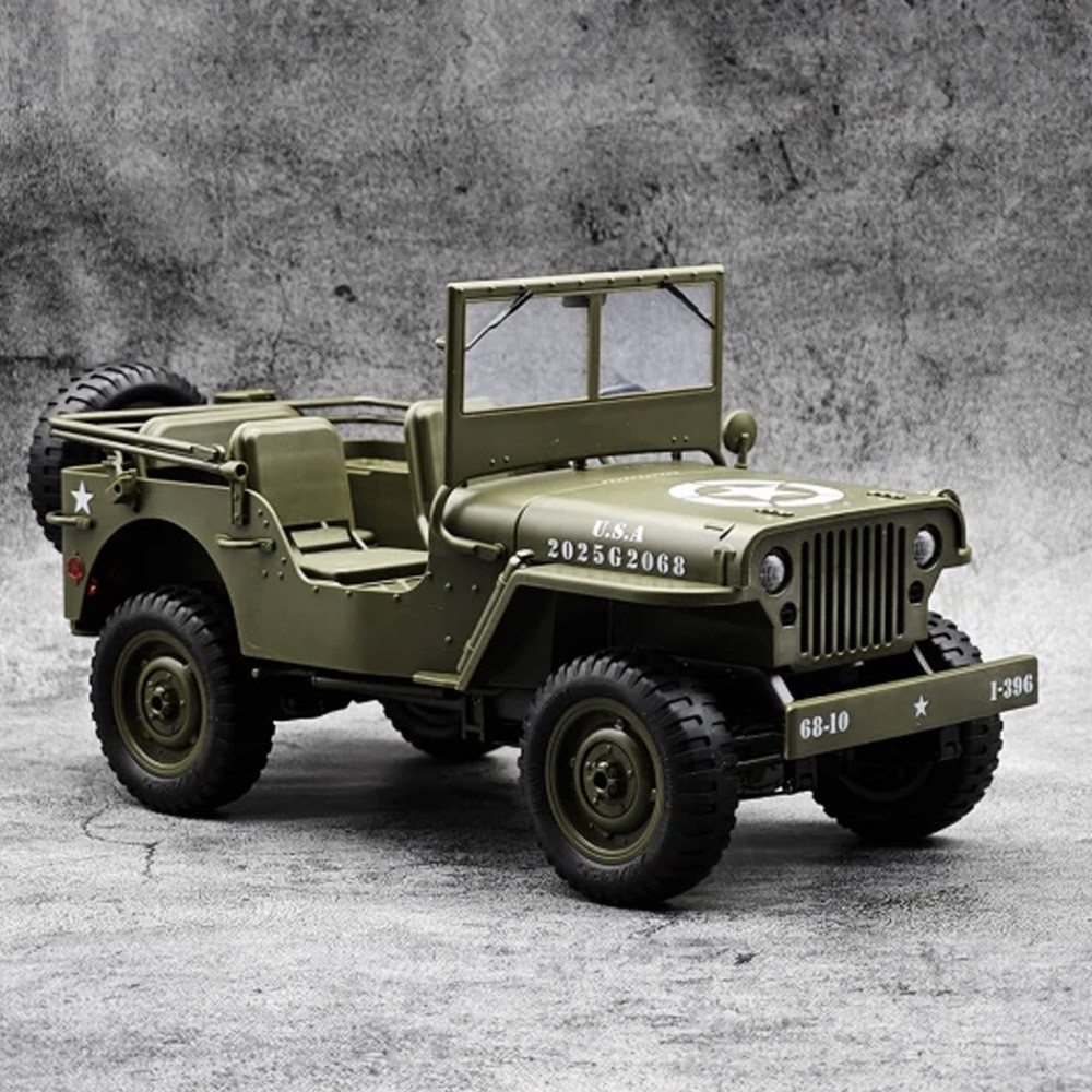 E-Zee RC 4 Wheel Drive 1:10 Scale Willy's Jeep