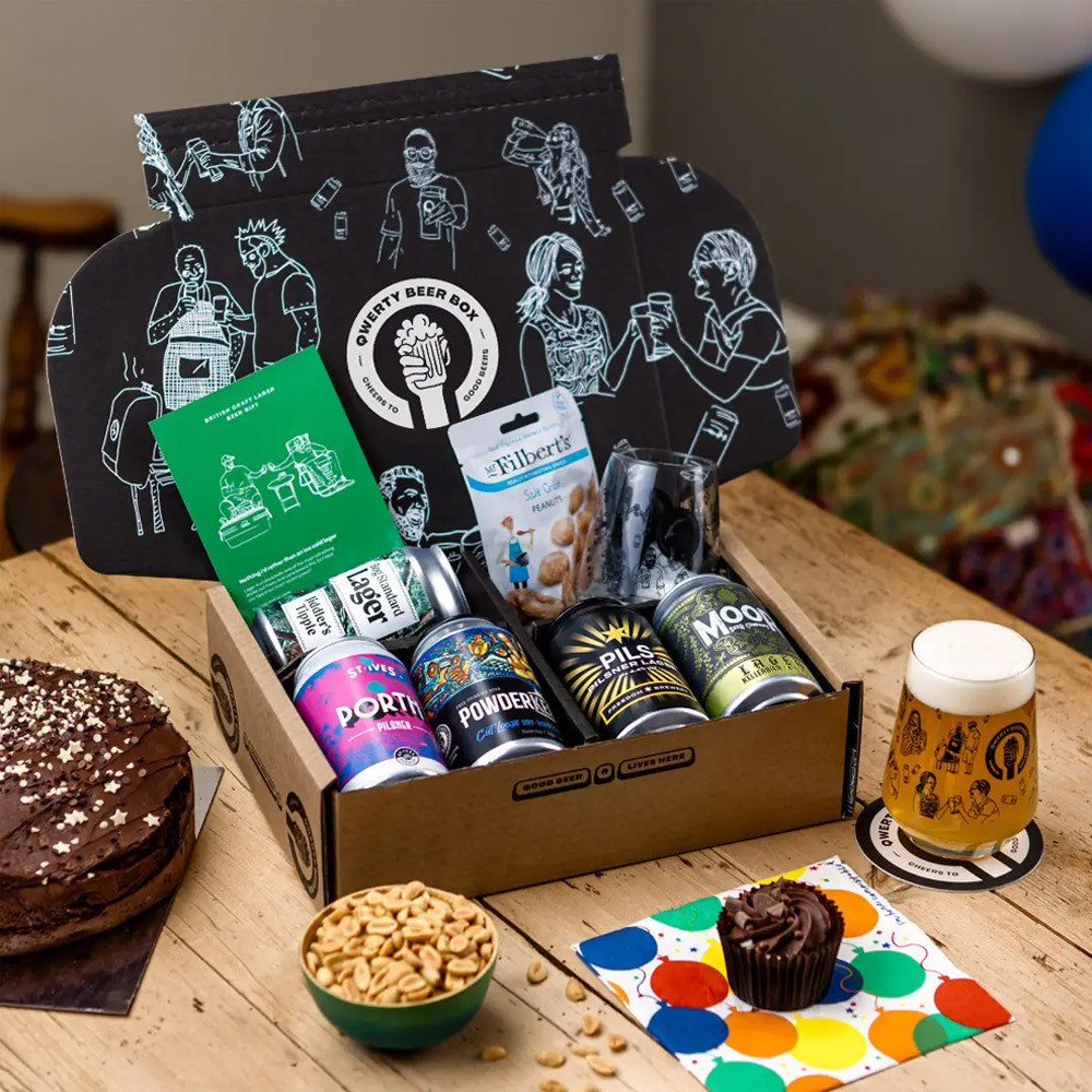 Qwerty Beer Box Unisex Multicolor Premium Craft Lager Beer Gift Hamper | Size: 1 Pack - Image 3