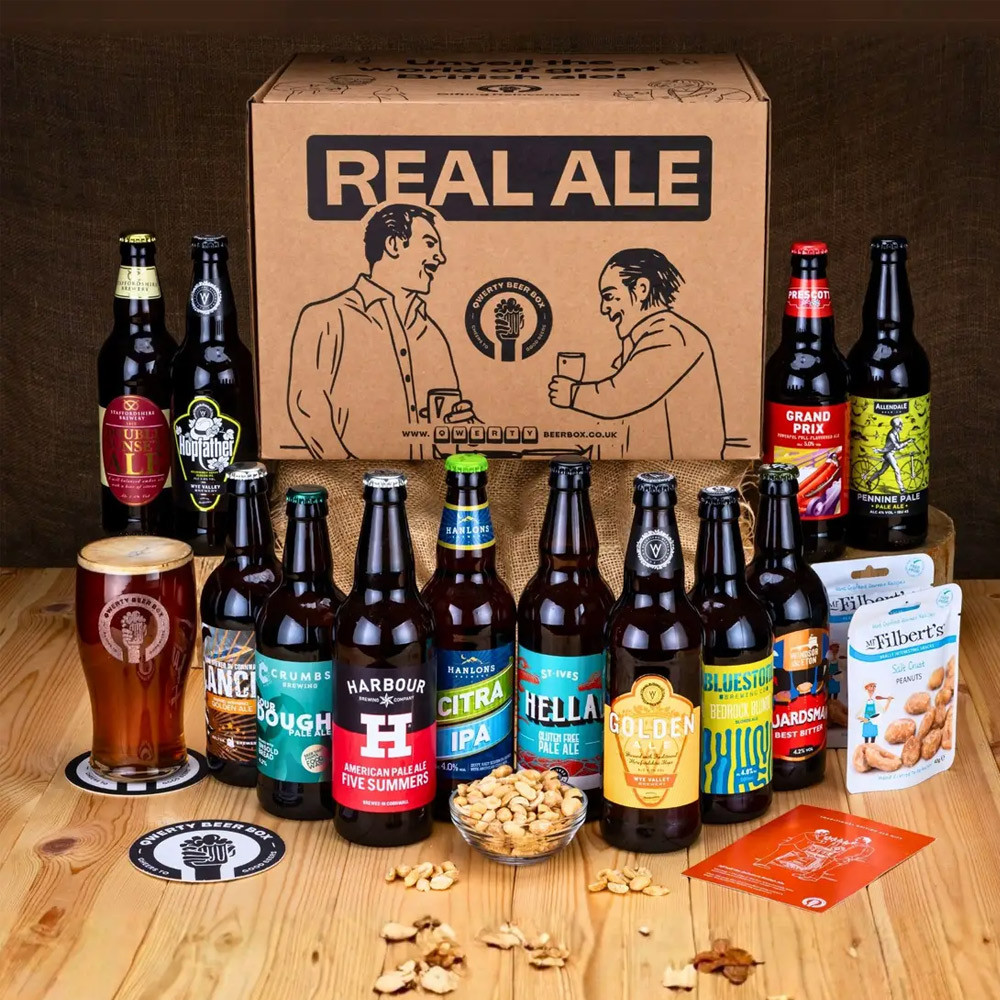 Qwerty Beer Box Unisex Multicolor Deluxe Real Ale Beer Gift Experience | : Size 1 Pack - Image 3