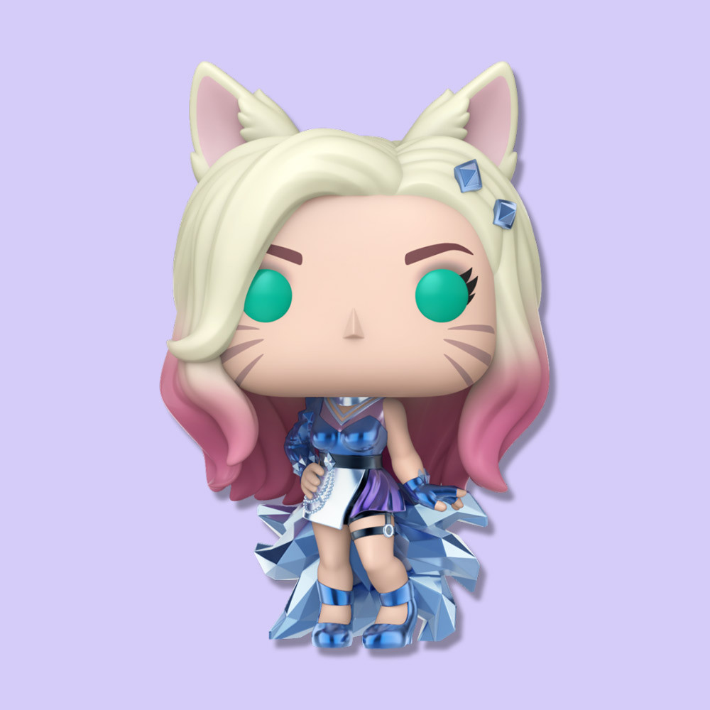 Funko Silver/Blue League Of Legends K/Da Ahri Pop! Vinyl Figure