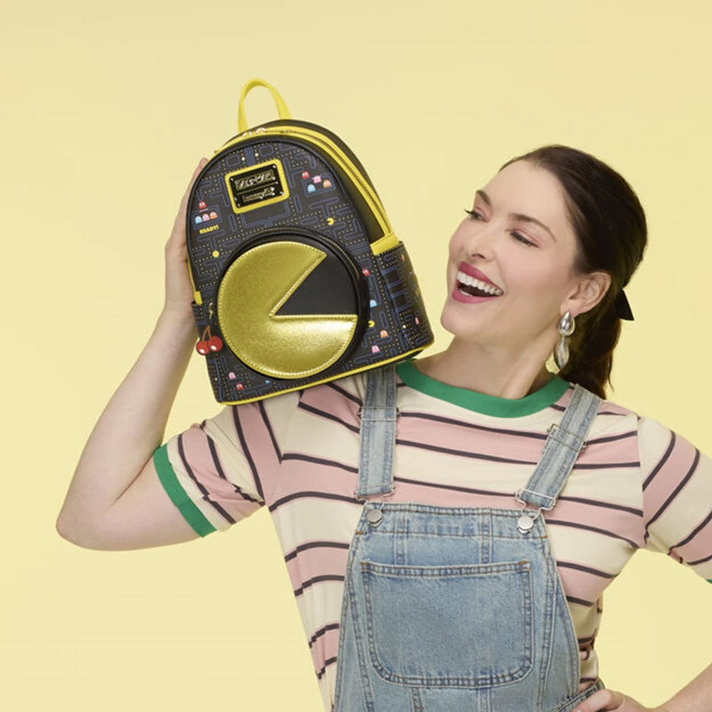Capcom Dark Pac-Man Loungefly Mini Backpack