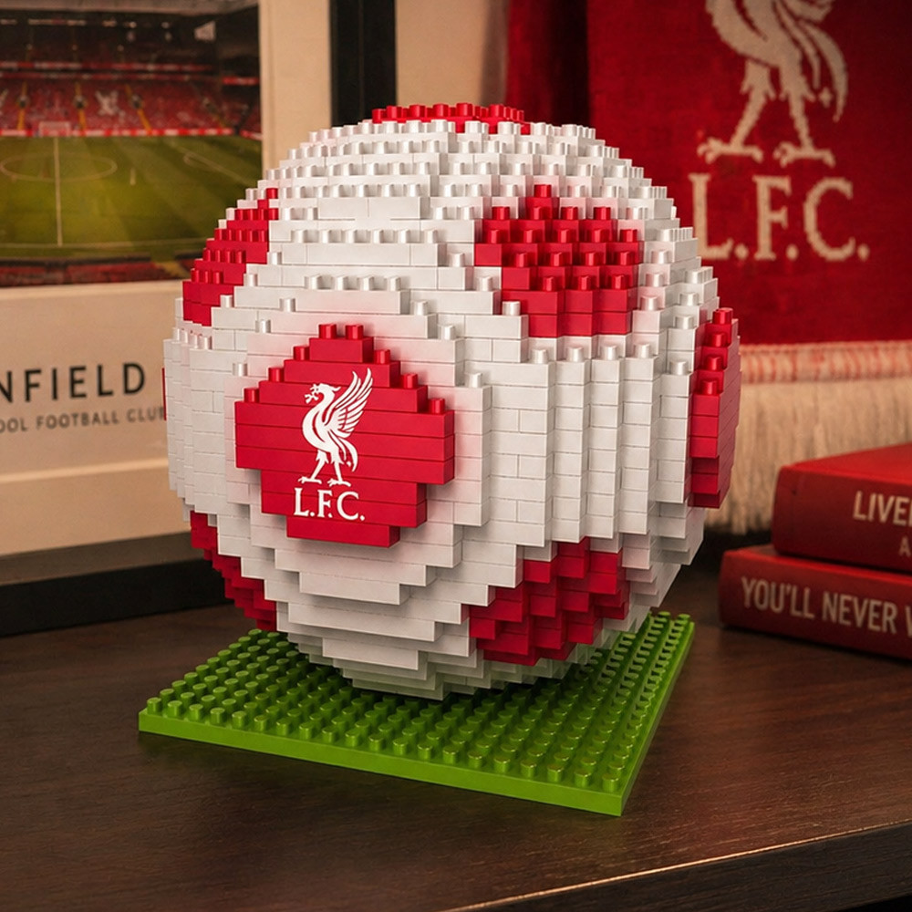 Liverpool F.c. Liverpool Brxlz 3D Football Build Set