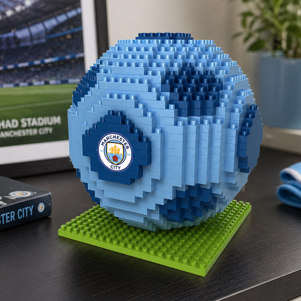 Manchester City F.c. Manchester City Brxlz 3D Football Build Set