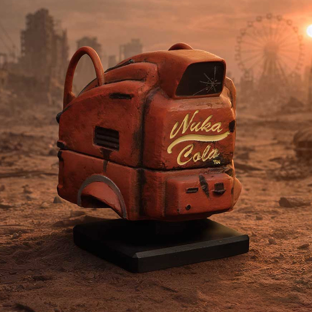 Fallout Nukatron Helmet Replica with Stand