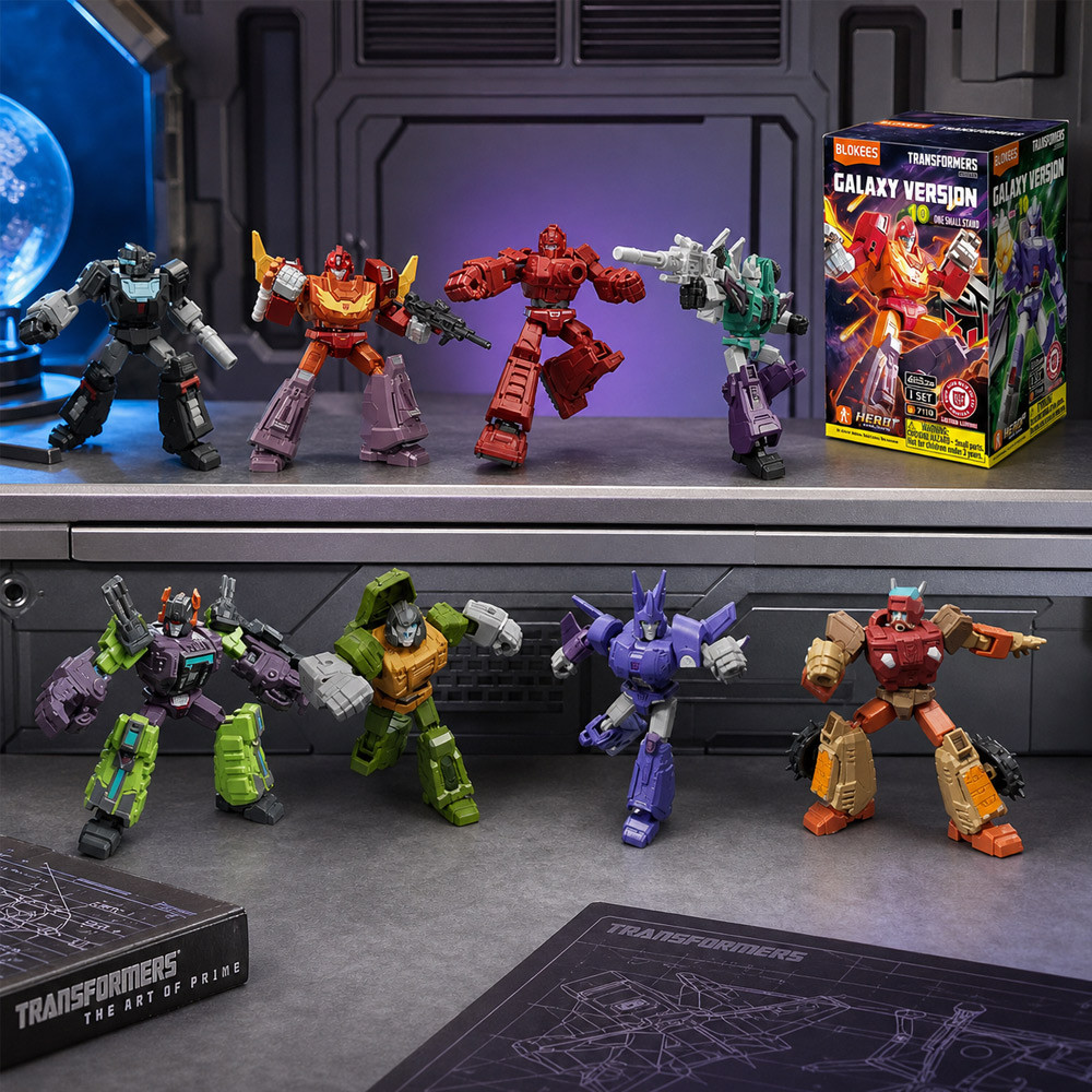Blokees Figures Transformers Galaxy 10 One Shall Stand Blind Box