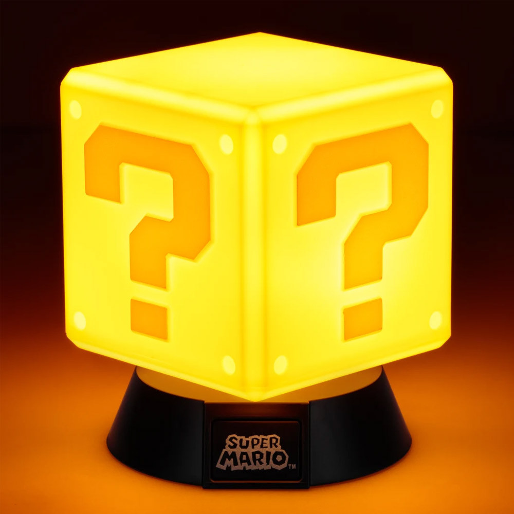 Nintendo Super Mario Question Block Icon Light