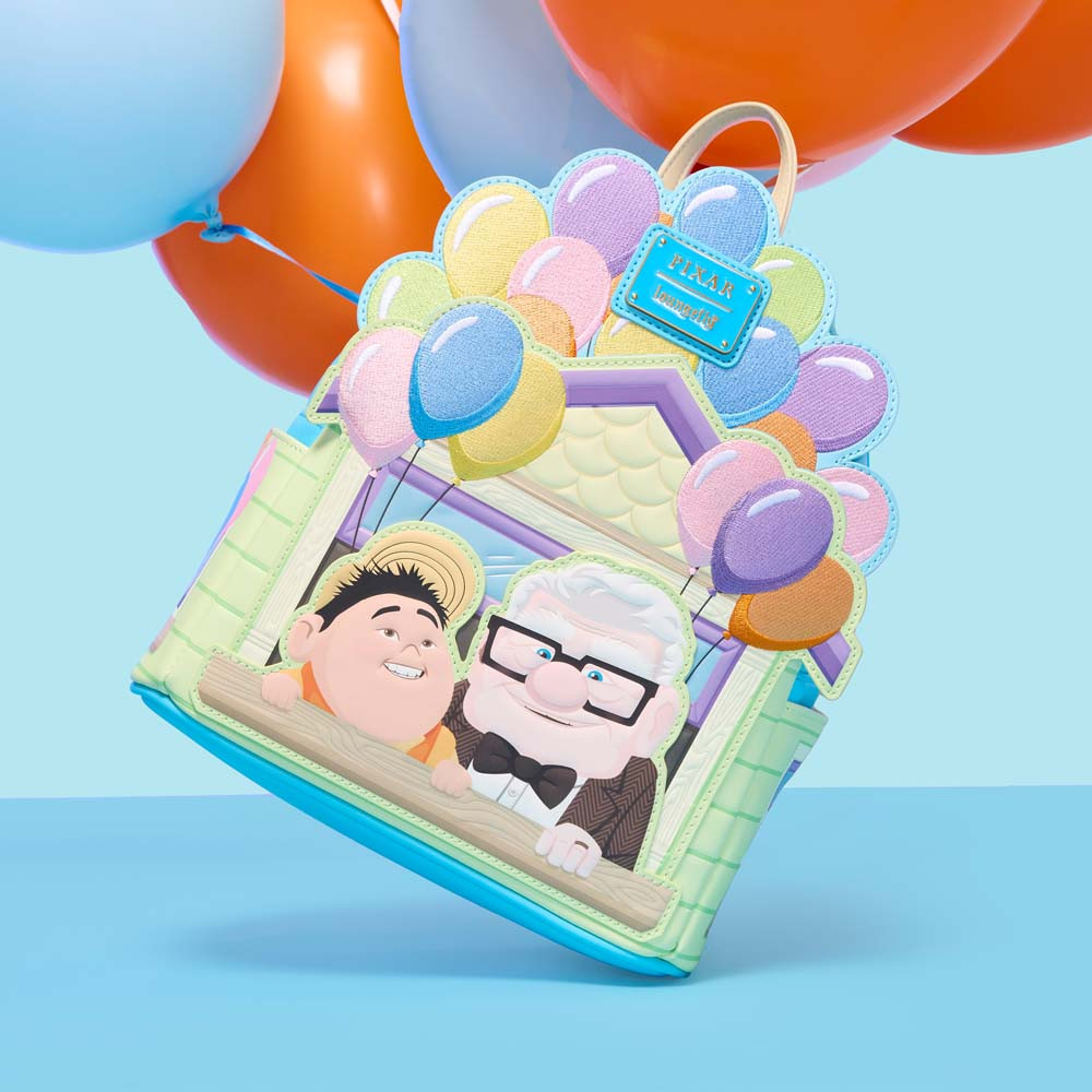 Disney Pixar Up Carl And Russell Loungefly Mini Backpack
