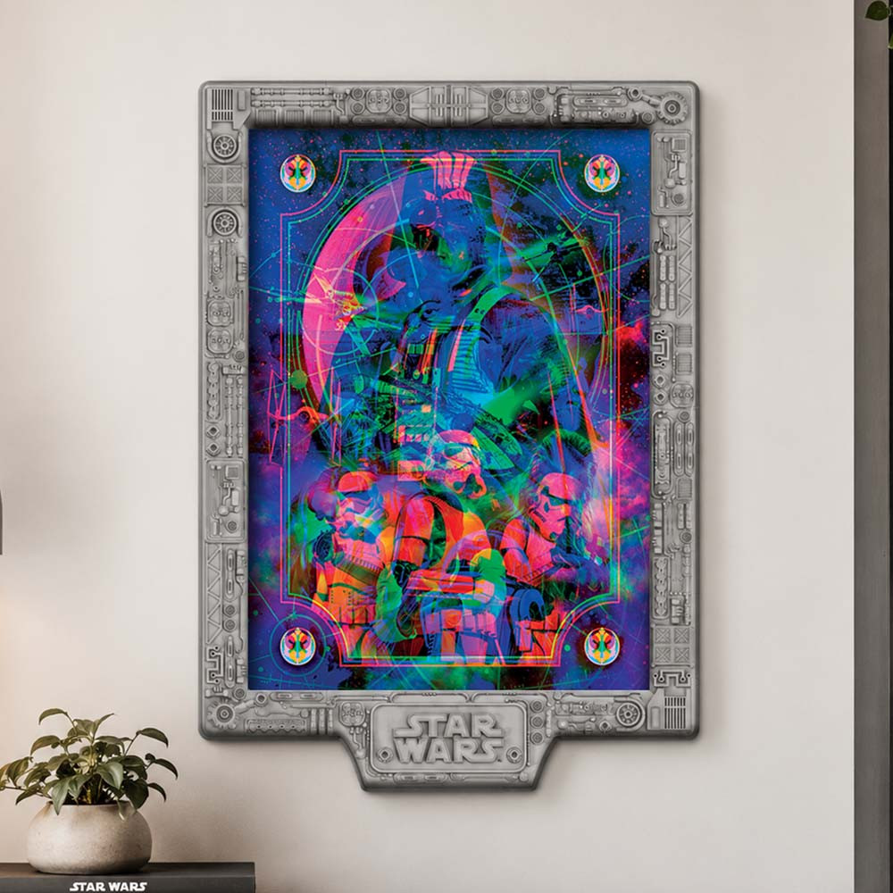 Star Wars Original Trilogy Metamorphic Puzzle Art with RGB LED Backlighting
