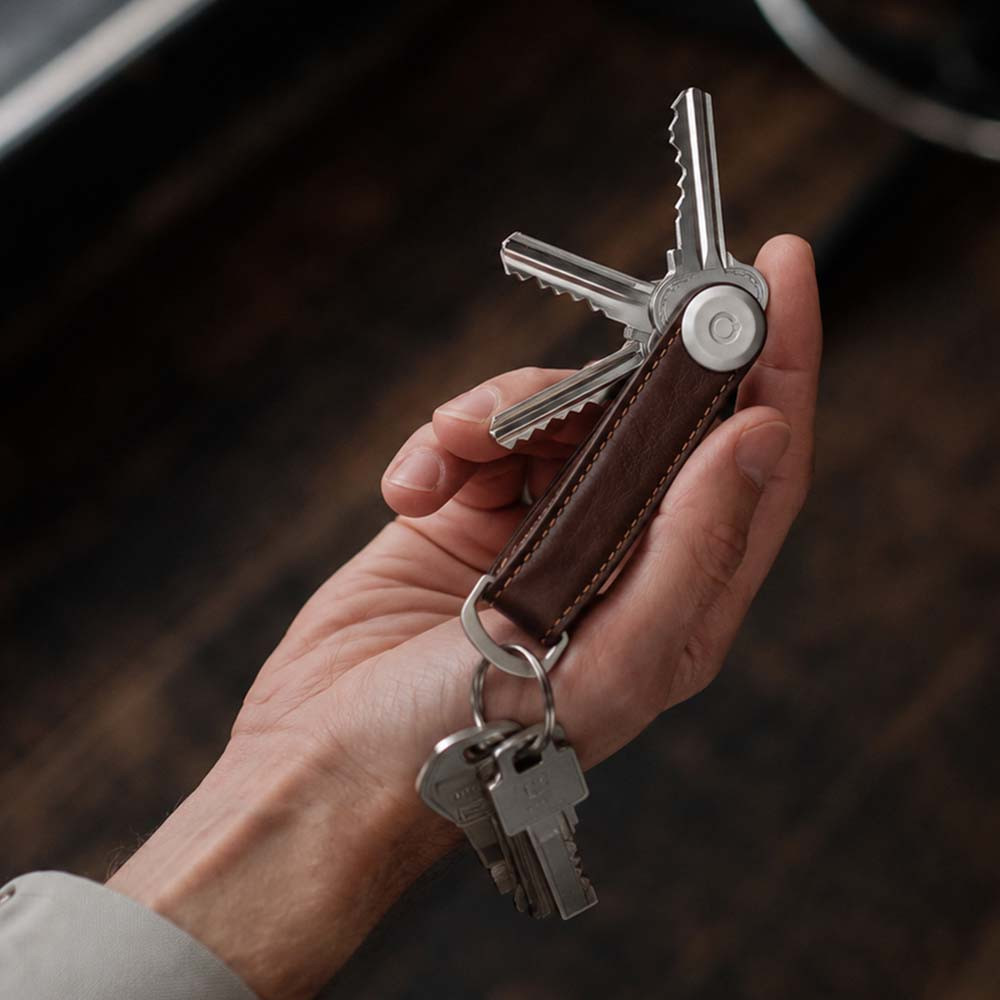 Orbitkey Pty Ltd Brown Leather Key Organiser Espresso