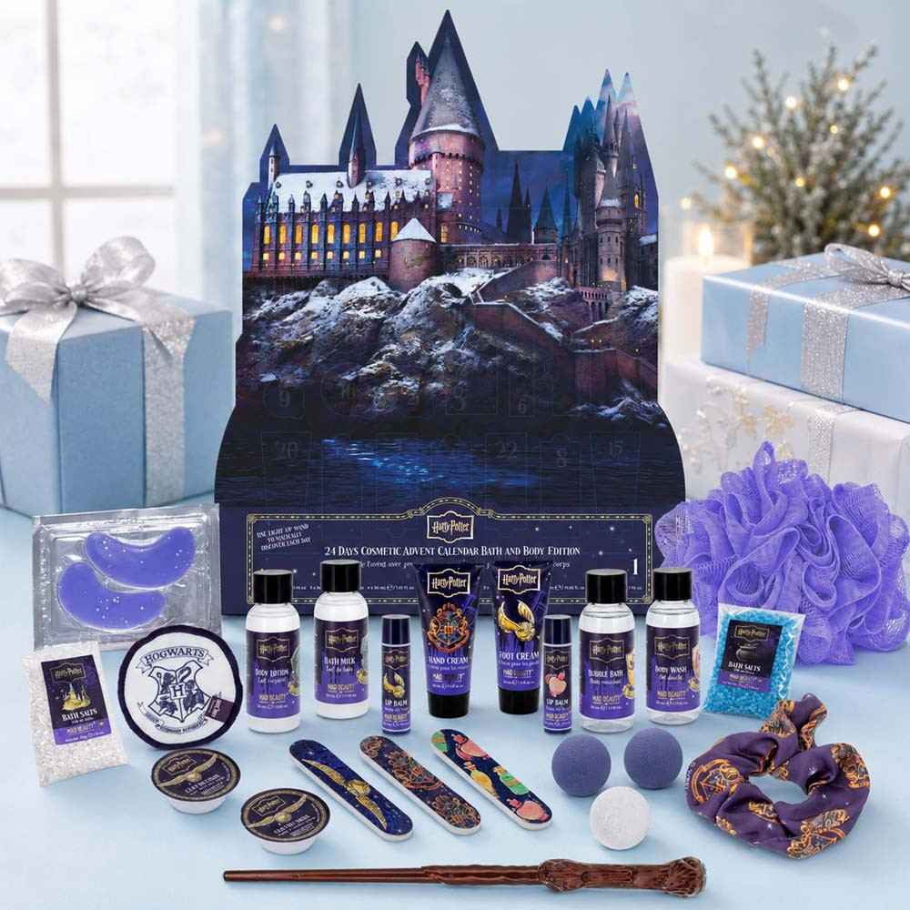 Menkind Unisex Purple 24 Days Hp Hogwarts Advent Calendar 2026 With Cosmetics Selection In - Image 2