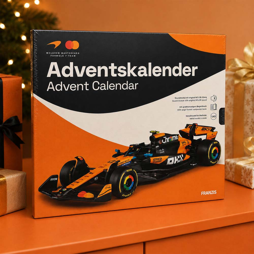 McLaren MCL39 Formula 1 24-Day Advent Calendar with 1:43 Scale Model Kit