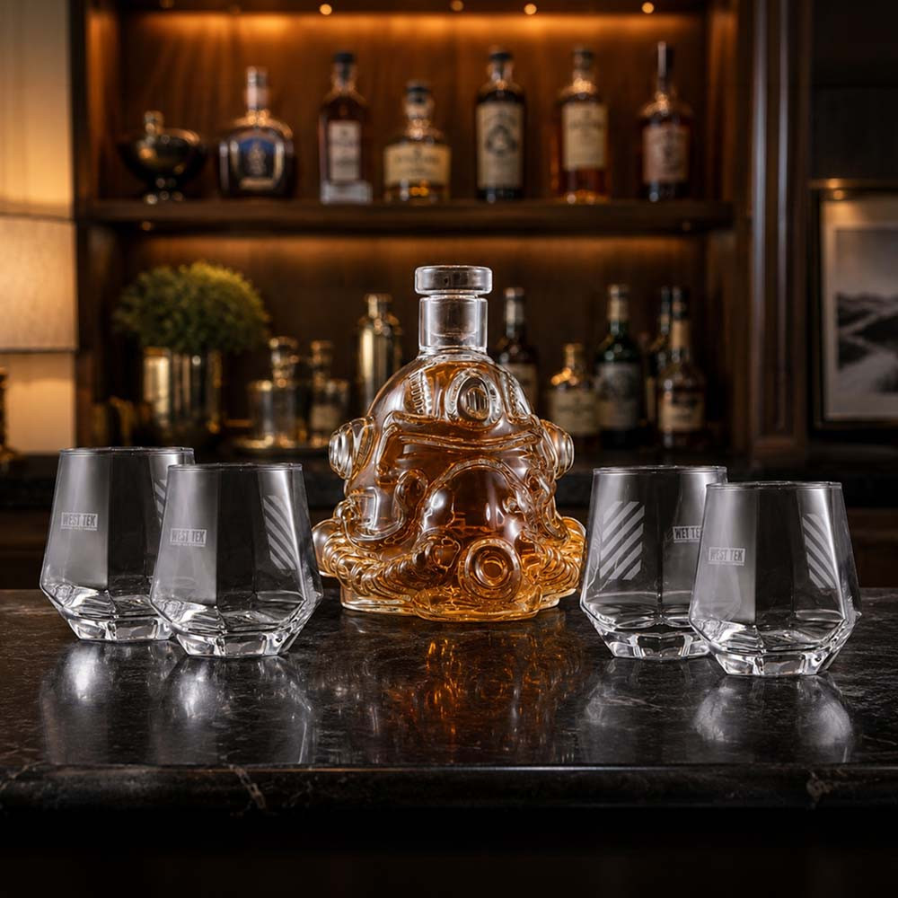 Fallout Brotherhood Of Steel T-51 Decanter Set