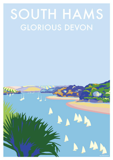 BB78451 - South Hams, Glorious Devon (1 blank card)~