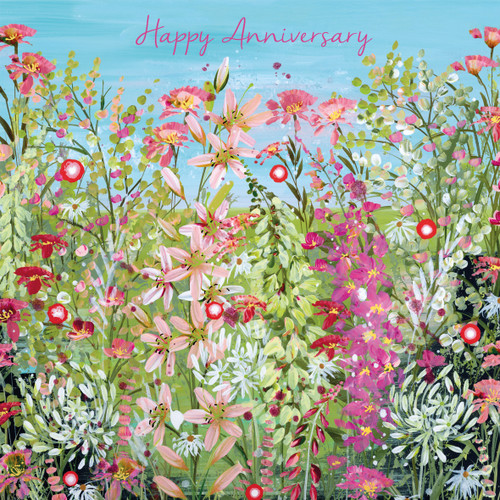 JM94623A - Pink Petals - Anniversary (1 anniversary card)