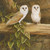 NC74282 - Barn Owls (1 blank card)~