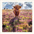 SM25023 - Highland Cow & Heather (1 blank card)