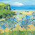 CH33556 - Agapanthus at Mawgan Porth (1 blank card)