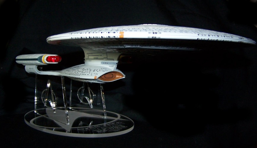 Diamond Select Enterprise D display stand