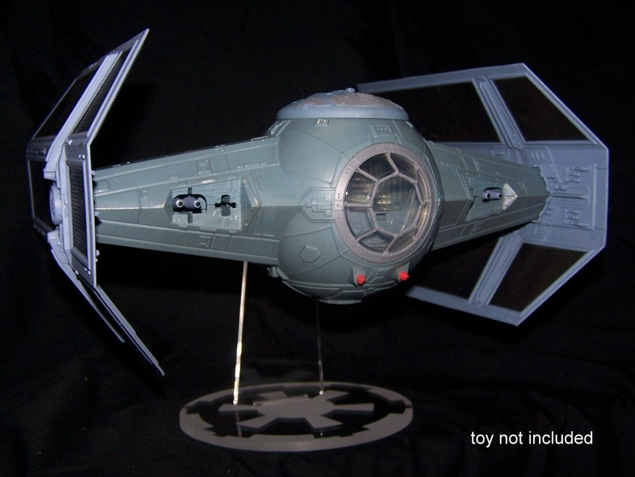 Hasbro Star Wars Tie Interceptor Laser cut acrylic display stand 