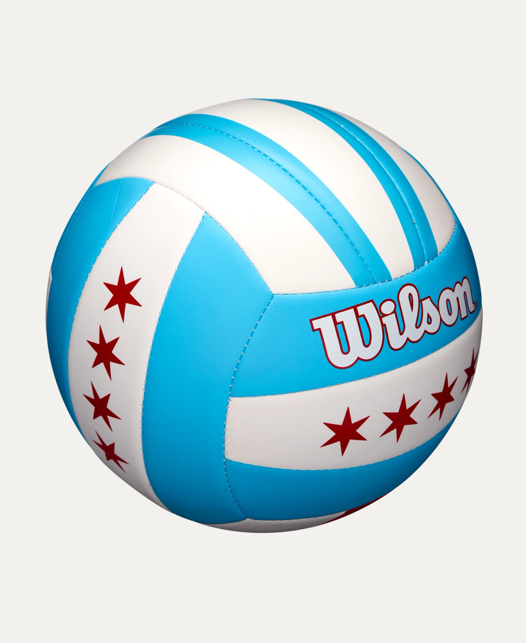 バレーボール　west Volleyball White Red Blue with Stars Wilson