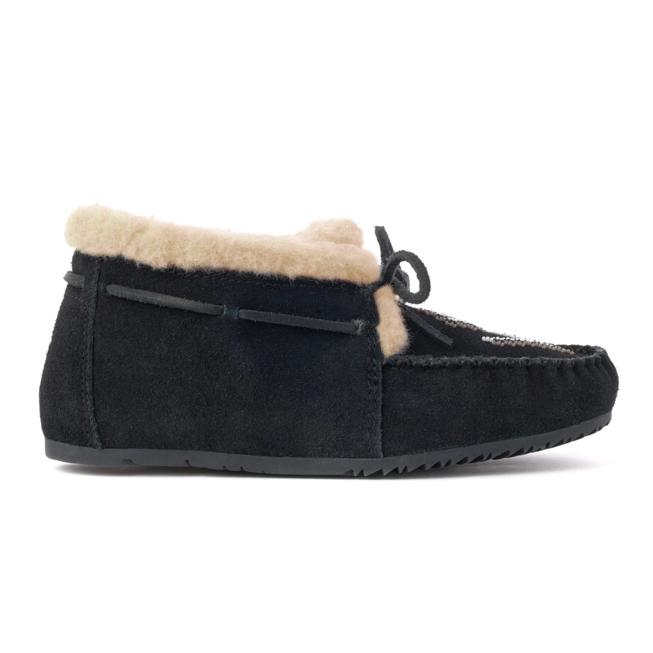 Street Suede Black Mid Moccasin - Western Varieties