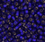 Czech Seed Bead Size 6 Sl Royal Blue 22g Vial