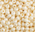 Czech Seed Bead Size 6 Op Pearl Eggshell 22g Vial