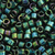 Delica Beads 11/0 Rd Teal Metallic Luster 22g Vial Miyuki