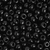 Czech Seedbead Size 2 Op. Black 500 G Preciosa