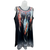Tank Dress Blk W Feathers W Rhinestones