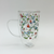 Glass Mug Floral Enchantment Double Wall 15oz