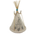 Teepee 7" Hand Made Craft Kit Indigenous Made - Feather Teepee 7" Hand Made Craft Kit Indigenous Made - Feather