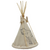 Teepee 7" Hand Made Craft Kit Indigenous Made - Wolf Teepee 7" Hand Made Craft Kit Indigenous Made - Wolf