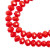 Crystal Lane Rondelle Opaque Red