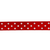 Ribbon By The Roll 1 1/2" 25m Polkadot - Red