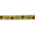 Ribbon By The Roll 1 1/2"" 23m Star Flower - Yellow