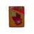 Melton Wool Card holder - Rose Red