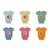 Onesie Twist Star - 6 Month