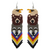 EARRINGS TOTEM EAGLE BEAR WOLF